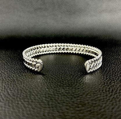 Braided Ethnic Bangle Bracelet