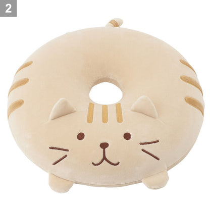 Fukufuku Nyanko Soft Round Seat Cushion