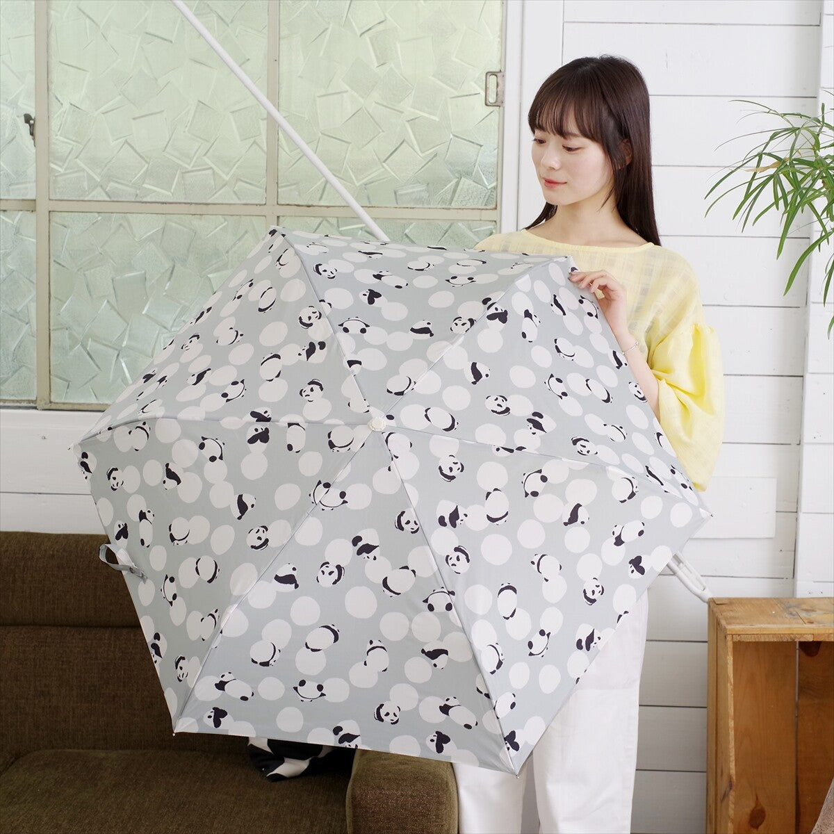 Panda Folding Umbrella