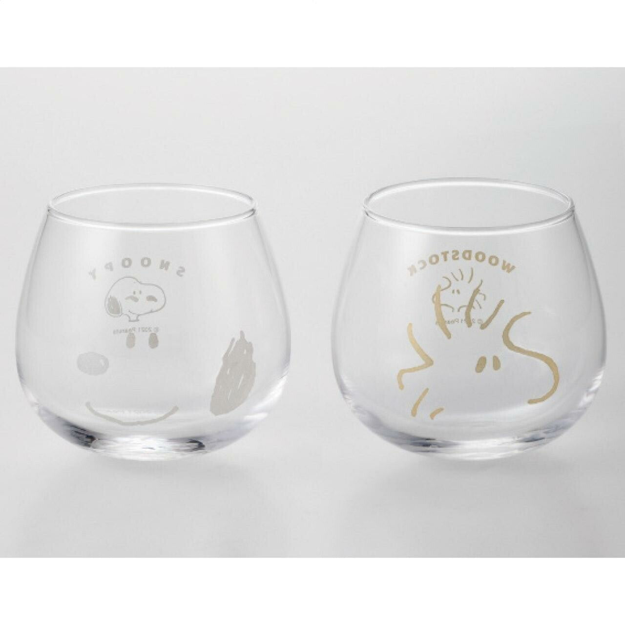 Snoopy & Woodstock Swinging Tumbler Pair