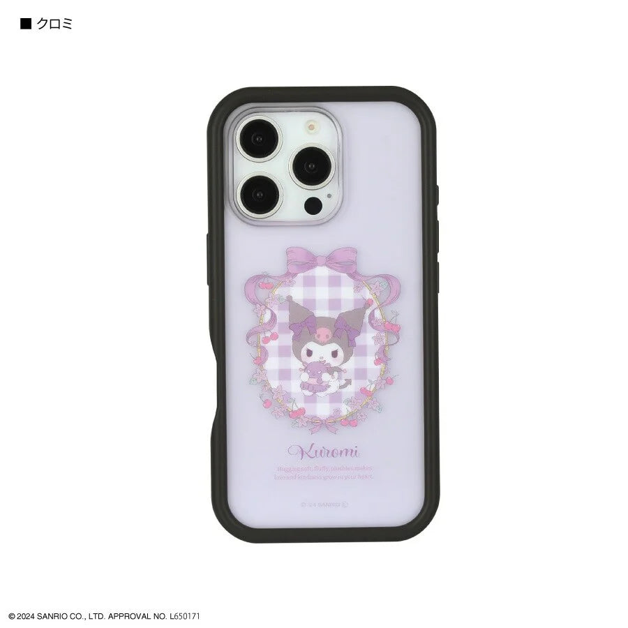 Sanrio Characters Plump Frame Case for iPhone 16 Pro Case