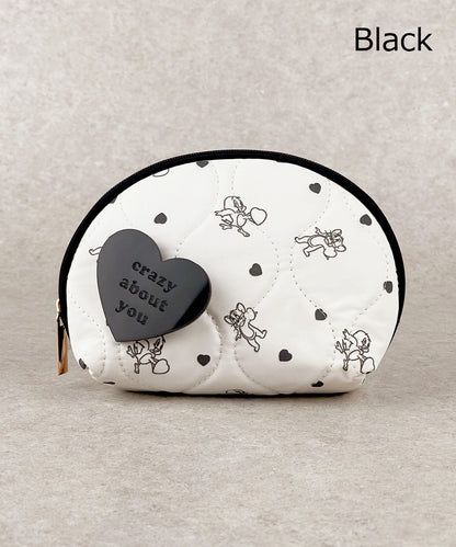 TOM and JERRY×Flapper Heart Mini Pouch