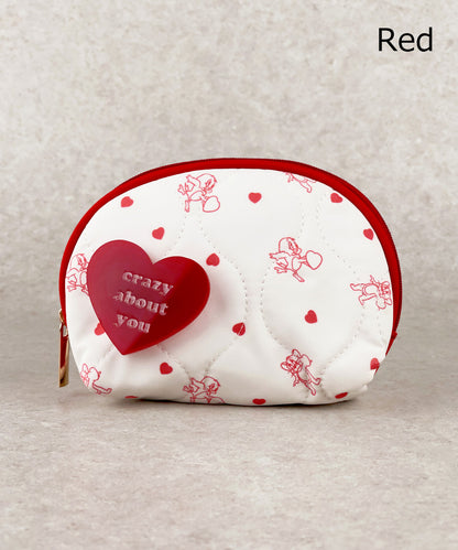 TOM and JERRY×Flapper Heart Mini Pouch