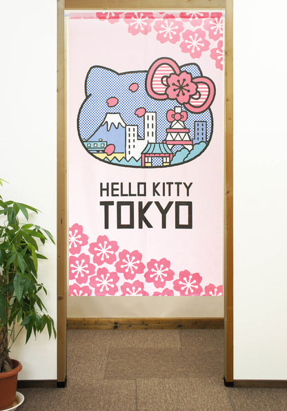 Sanrio "Hello Kitty TOKYO" Door Curtain Made in Japan