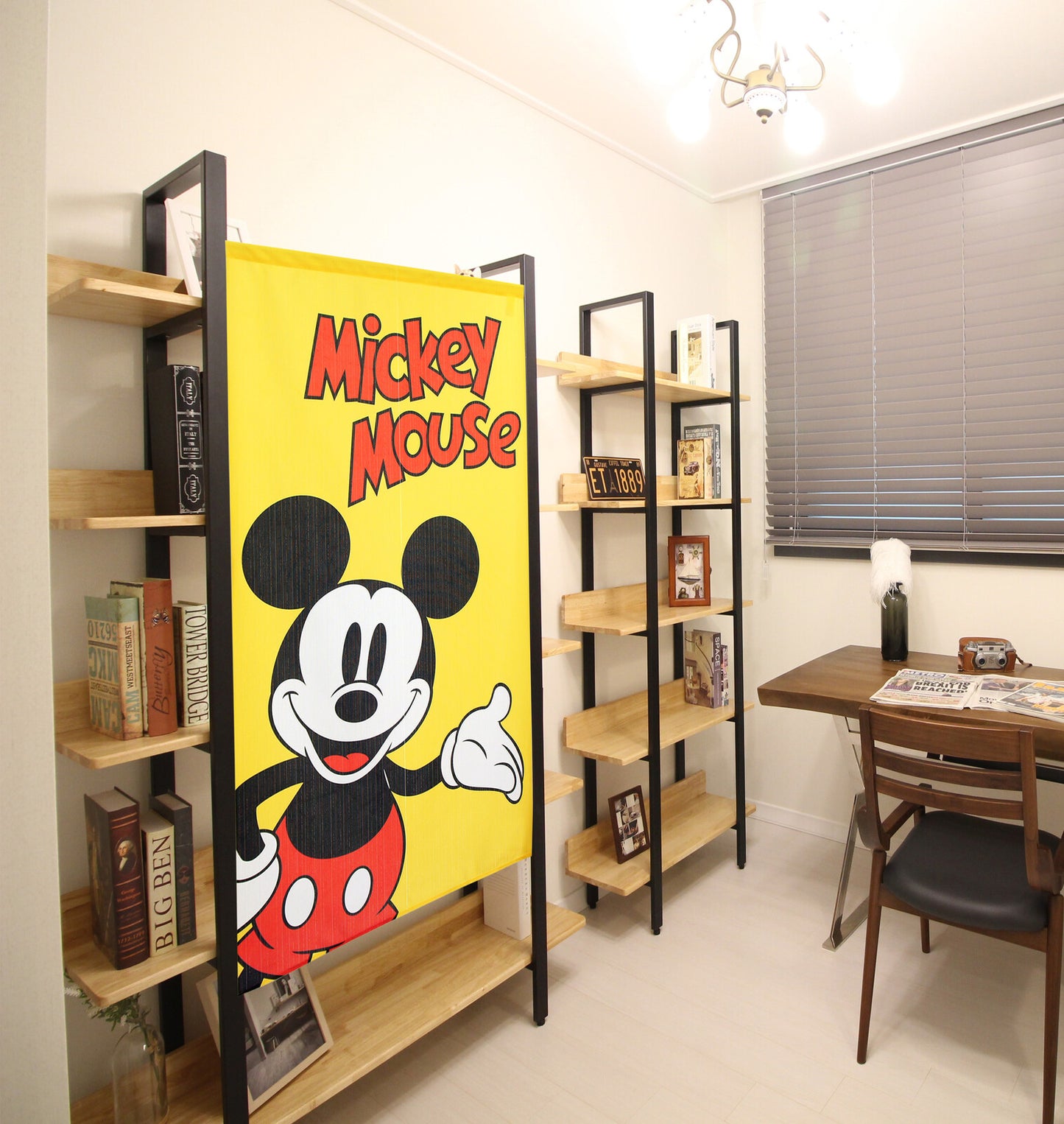 Disney BIGMICKEY Door Curtain Made in Japan