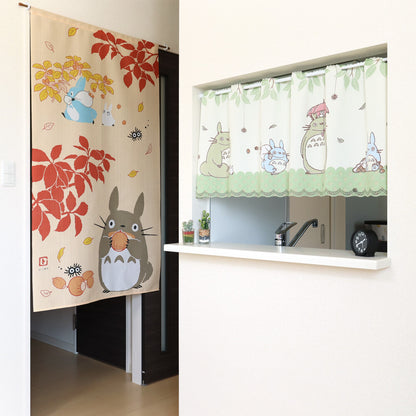 Ghibli My Neighbor Totoro Fruitful Autumn Door Curtain Made in Japan
