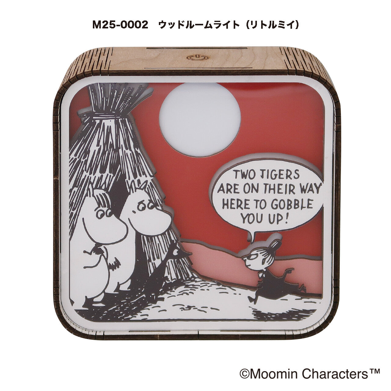 Moomin Characters Wood Room Light