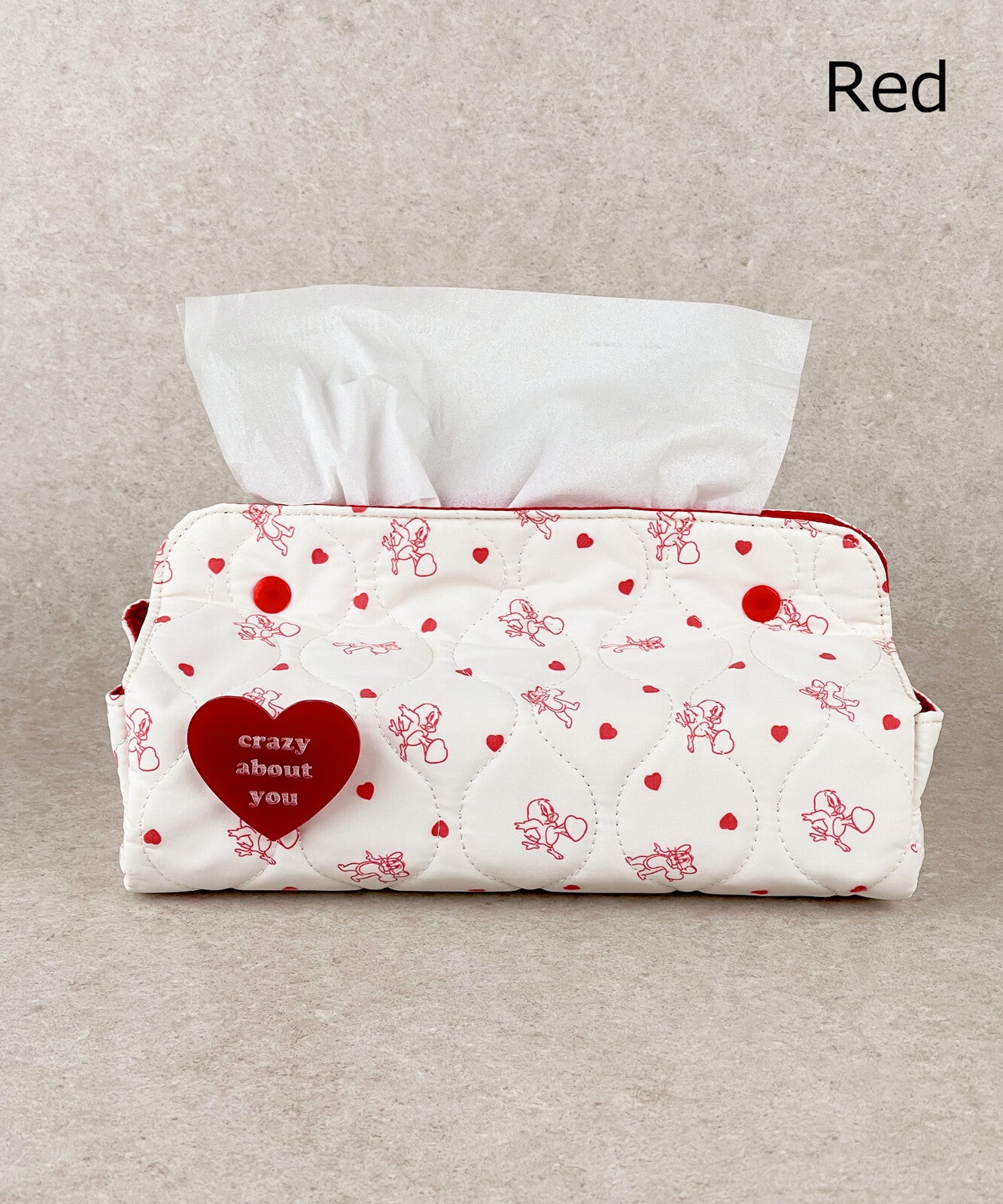 TOM and JERRY×Flapper Heart Tissue Box Cover