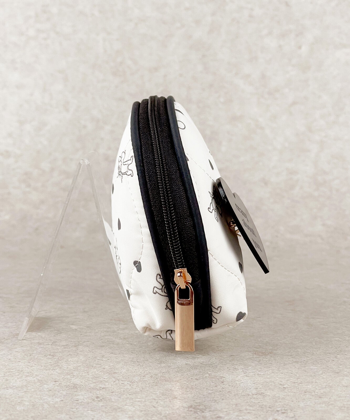 TOM and JERRY×Flapper Heart Mini Pouch