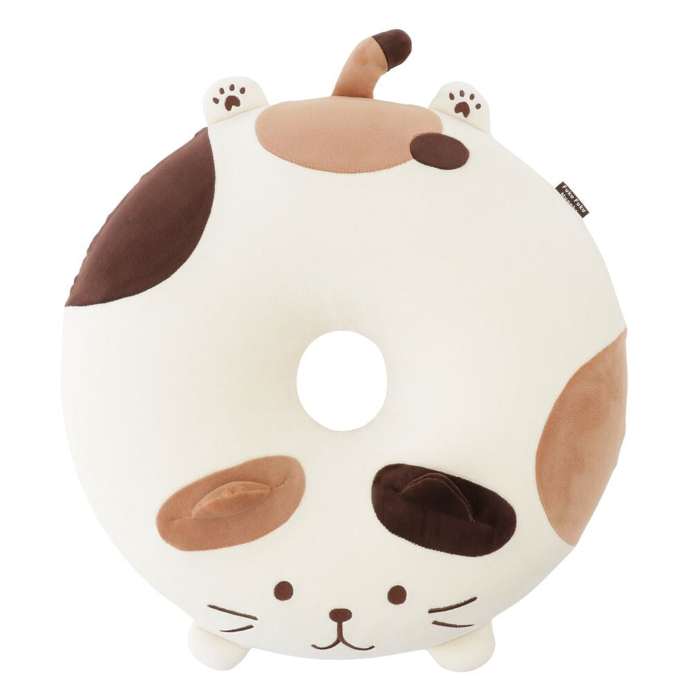 Fukufuku Nyanko Soft Round Seat Cushion