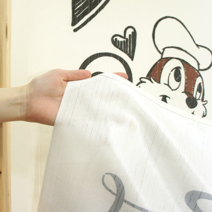 Disney Chip and Dale DINNER Door Curtain Made in Japan