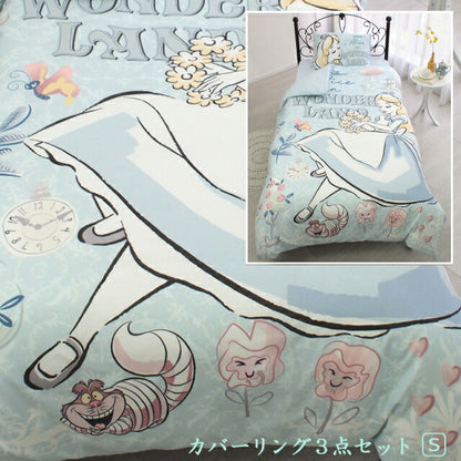 Alice in Wonderland 3-piece Duvet Cover Set Single