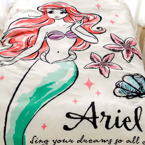 Disney Princess Ariel Duvet Cover 3-Piece Set