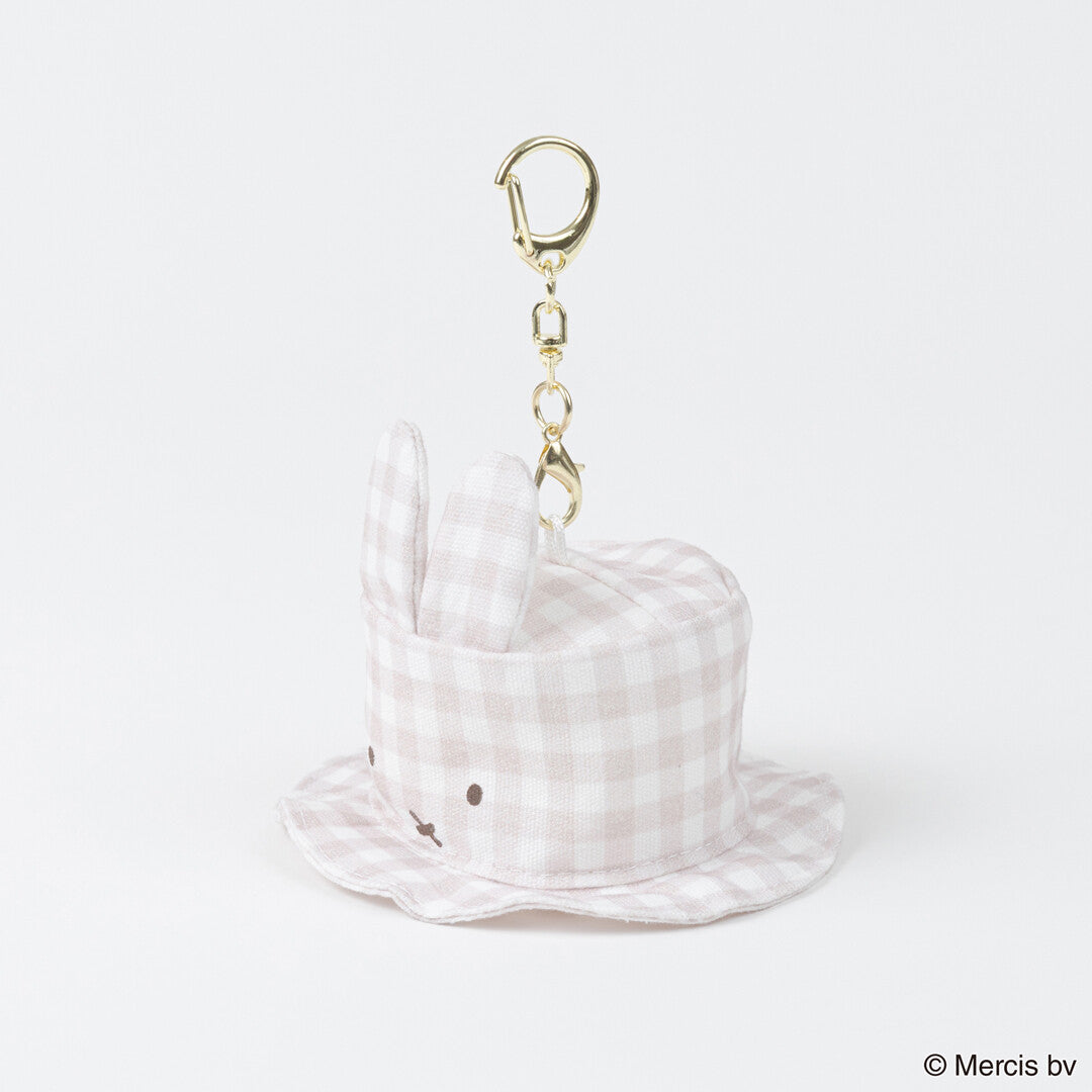 BRUNA PLAID Miffy Mini Hat Charm