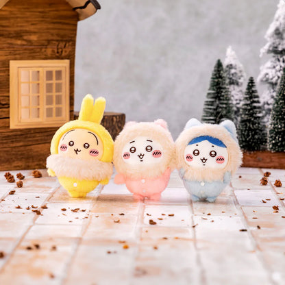 Chiikawa Winter Fluffy Pajama Series Mascot Charm