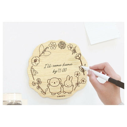 Miffy Wood Whiteboard Flower