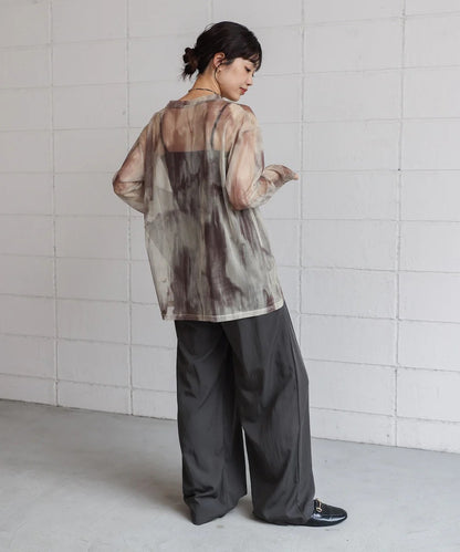 Bou Jeloud Nuanced Pattern Sheer Innerwear