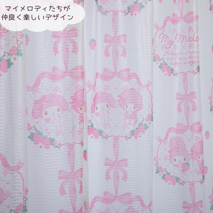 My Melody & My Sweet Piano Curtains Set with Lace Curtains