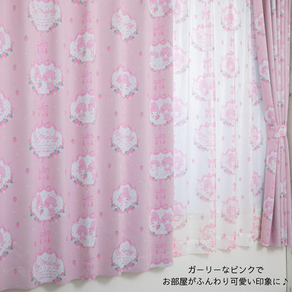 My Melody & My Sweet Piano Curtains Set with Lace Curtains