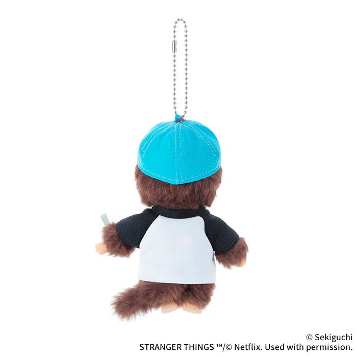 Monchhichi x Stranger Things Collaboration Limited Edition Plush Keychain - Hellfire Club Boy & Eleven Girl Set