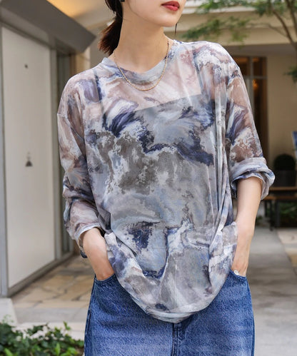 Bou Jeloud Nuanced Pattern Sheer Innerwear