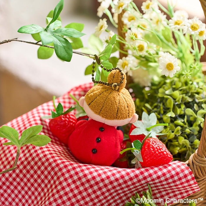 Moomin Strawberry-like Little My Keychain Plush