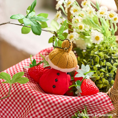 Moomin Strawberry-like Little My Keychain Plush