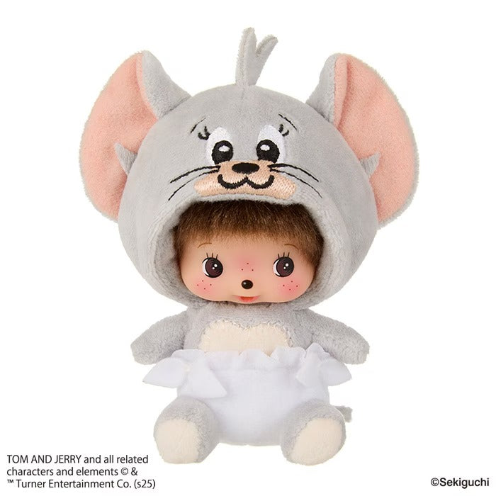 Tom and Jerry x Monchhichi Tuffy Bebichhichi Large Face SS Keychain