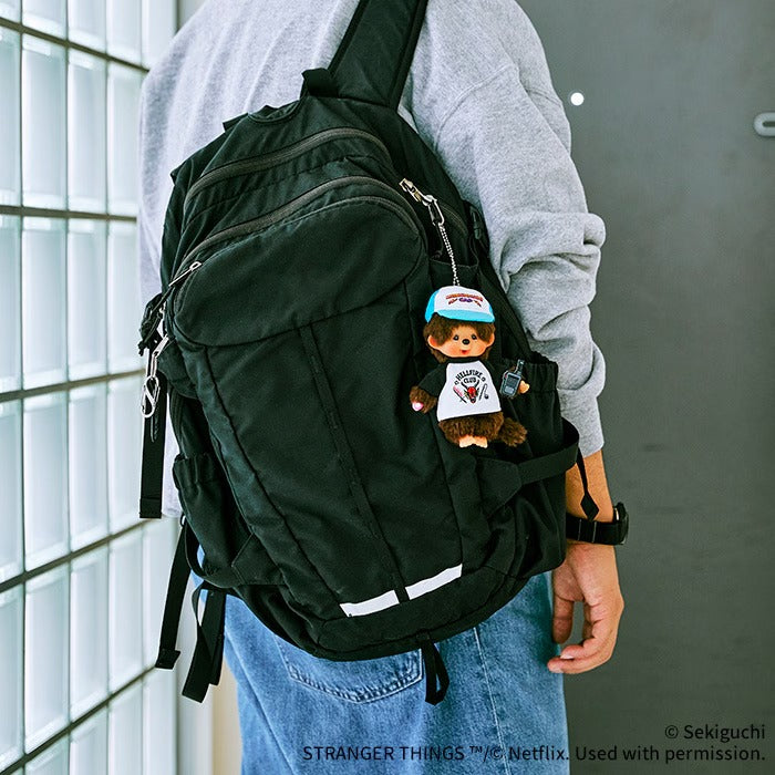 Monchhichi x Stranger Things Collaboration Limited Edition Plush Keychain - Hellfire Club Boy & Eleven Girl Set