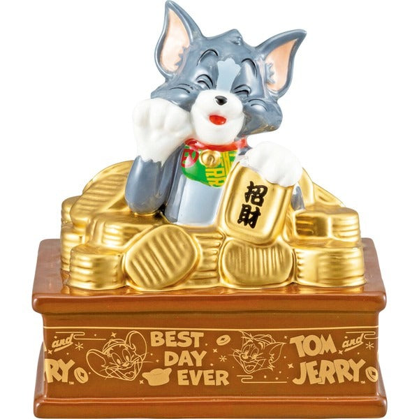 Tom and Jerry Piggy Bank with Lottery Stand