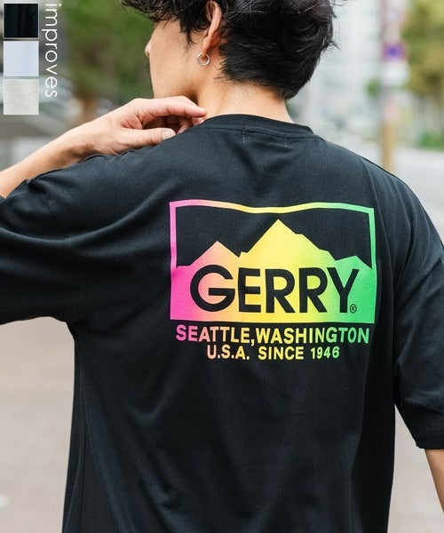 GERRY Custom-made gradient short-sleeved T-shirt