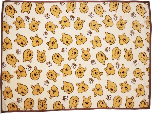 Disney Winnie the Pooh Faces Blanket 200×140cm