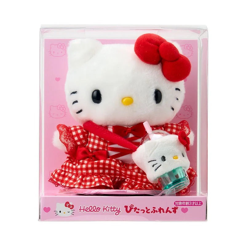 Sanrio Hello Kitty Pitatto Friends Plush Doll Starter Set – S Size Outfit & Accessories