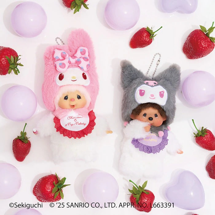 Monchhichi x Kuromi Keychain