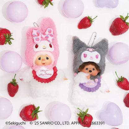 Monchhichi x Kuromi Keychain