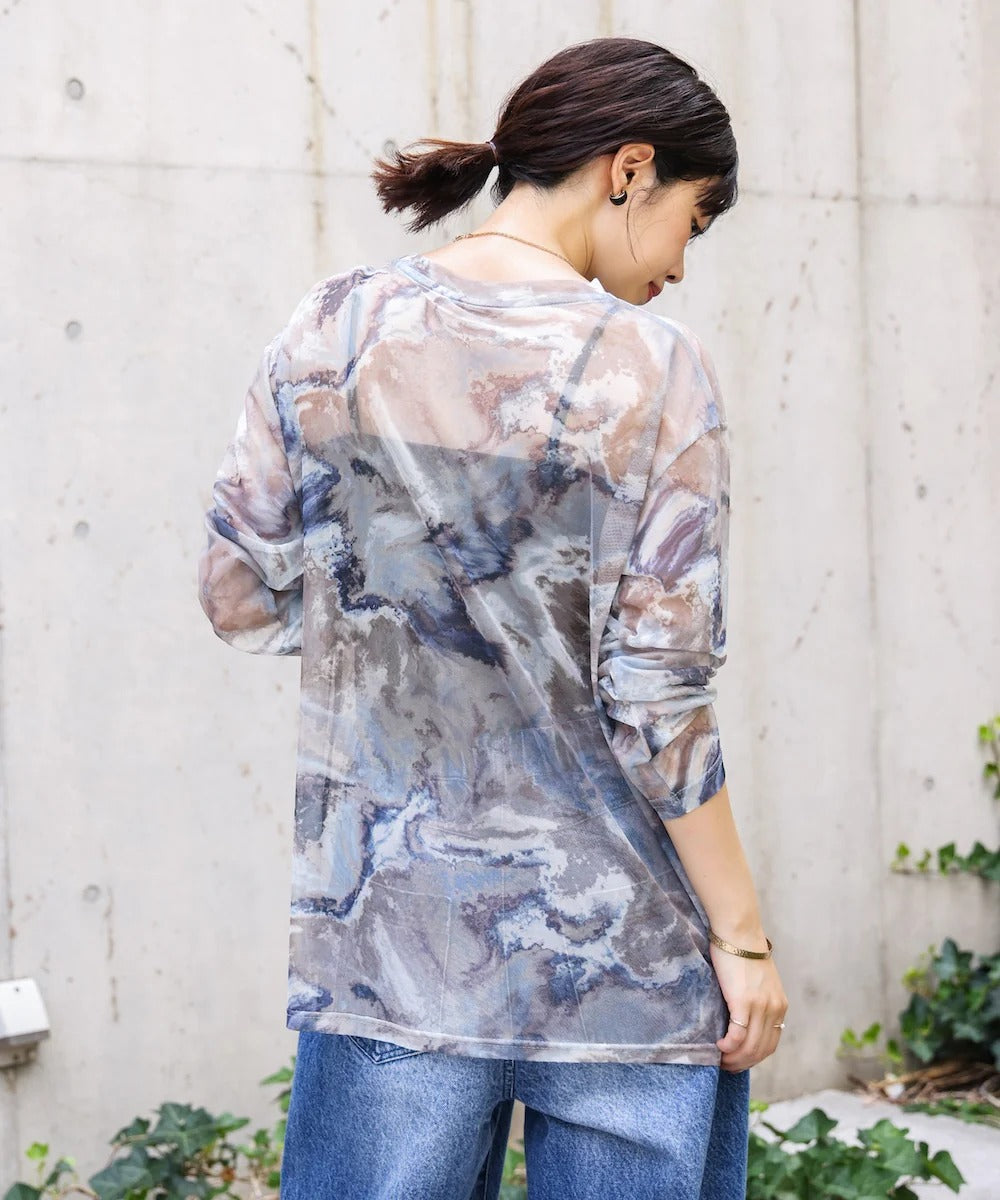 Bou Jeloud Nuanced Pattern Sheer Innerwear