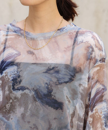 Bou Jeloud Nuanced Pattern Sheer Innerwear