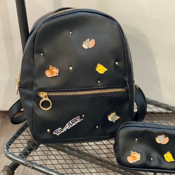 TOM & JERRY x Flapper Epost Studs Backpack