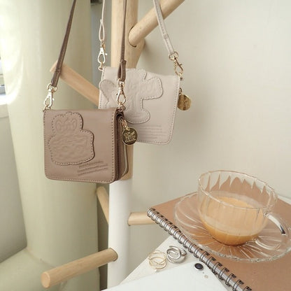 TOM and JERRY×Flapper Latte Color Mini Wallet