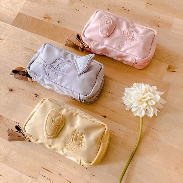 TOM and JERRY×Flapper Muted Color Cosmetic Pouch