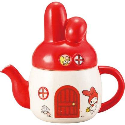 Sanrio My Melody Red Mushroom House Teapot