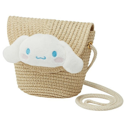 Sanrio Characters Straw Material Shoulder Bag