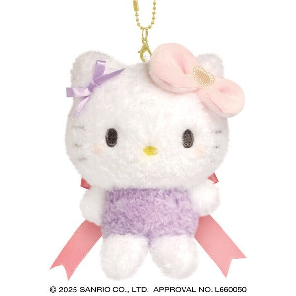 Sanrio Characters Plush Keychain Runrun Ribbon