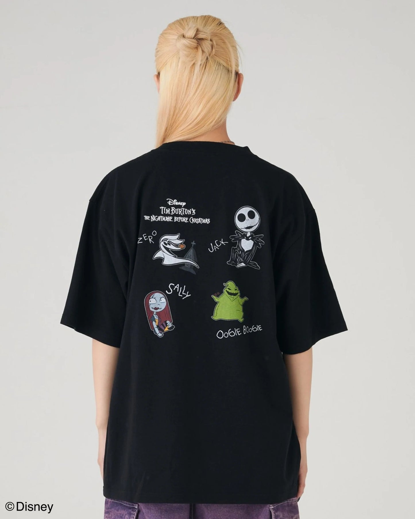 The Nightmare Before Christmas Multi Illust T-shirt