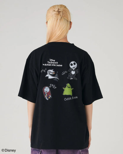The Nightmare Before Christmas Multi Illust T-shirt