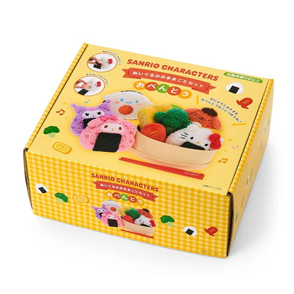 Sanrio Characters Onigiri Plush Set – Kawaii Bento Collection Box