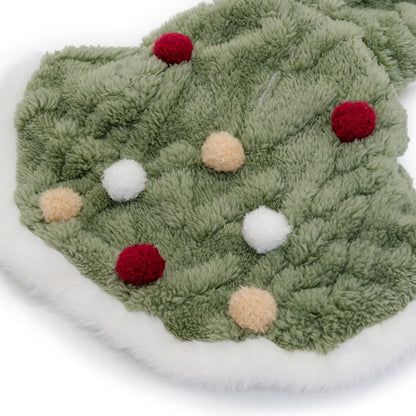 Dog Clothes Christmas Tree Poncho Costume