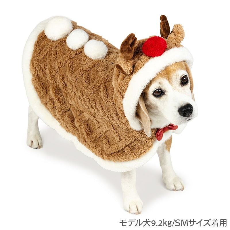 Dog Clothes Reindeer Poncho