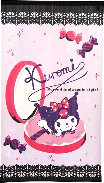 Sanrio "Kuromi Adult Cute Compact" Door Curtain Made in Japan