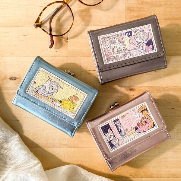 TOM and JERRY x Flapper Comic Applique Mini Wallet